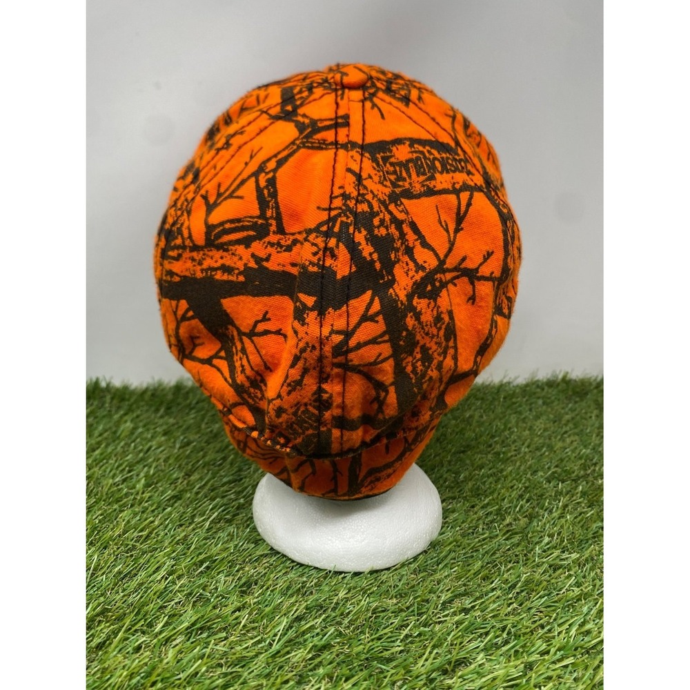 Cabela's Gore-Tex Thinsulate Blaze Orange Camouflage Hunting Cap XL Fabric - Picture 3 of 10